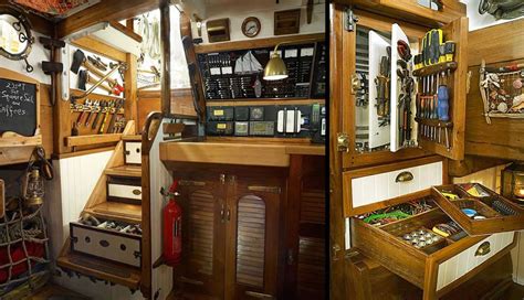 great storage ideas     maximize space sailboat interior boat interior boat storage
