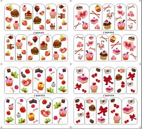 Xl Big Size Water Decals Sticker Tattoo 1pack 4 Sheets Different