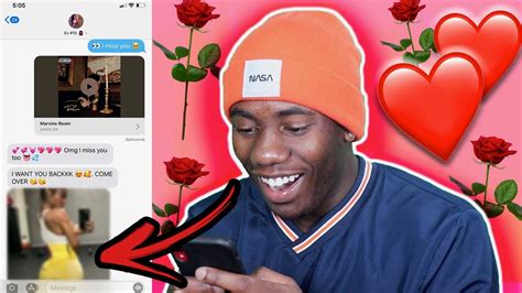 texting my ex girlfriends i want you back on valentines day youtube