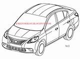 Tiida Sedan Versa Trademark Registro Rede Caem sketch template