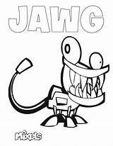 Mixels Jawg Chilbo K5worksheets sketch template