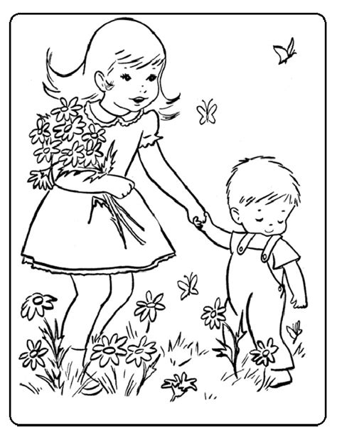 spring theme coloring pages  kindergartners  printable