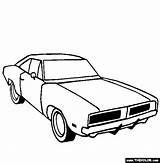Dodge Coloring Challenger Pages Popular sketch template