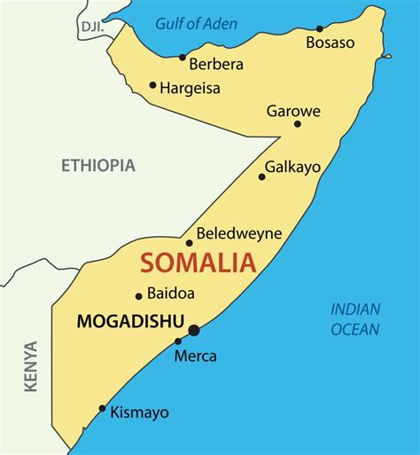 somalia map  cities  regions mappr