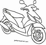 Mewarnai Sepeda Latihan Kendaraan Sketsa Kunjungi sketch template