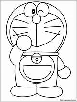 Doraemon Coloring Pages Cute Color Print Printable Gif Book Coloringpagesonly sketch template