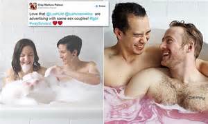 twitter praises lush for same sex valentines day advert daily mail online
