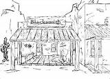 Blacksmith sketch template
