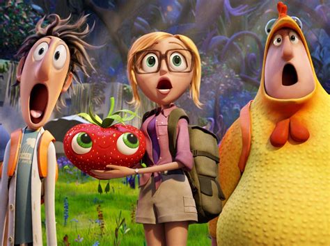 cloudy   chance  meatballs sequel beats rush  theaters business insider