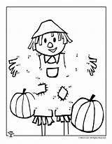 Scarecrow Woojr Scarecrows sketch template