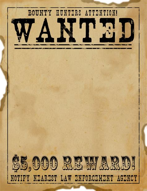 wanted poster   clip art  clip art  clipart library