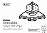 Webb Telescope sketch template
