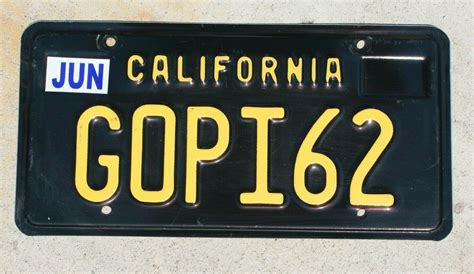 california legacy vanity license plate