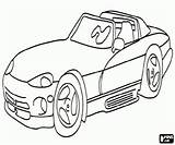 Car Cabriolet Sports Coloring Cars Pages Oncoloring sketch template