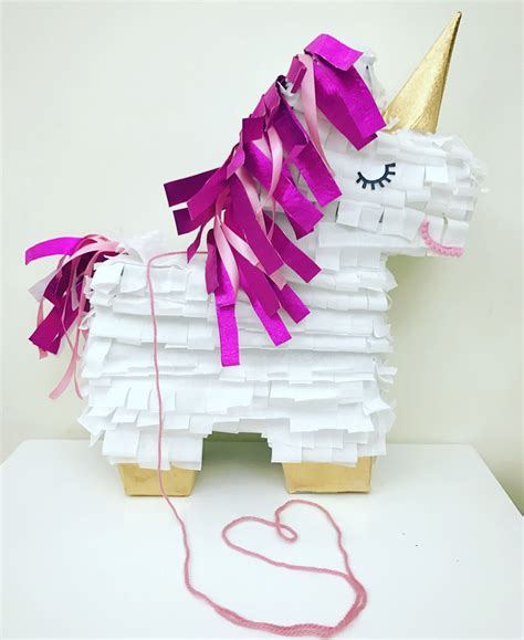 diy unicorn pinata fiesta cumpleanos mini pinatas pinatas