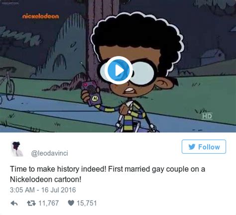 everyone is loving the first ever married gay couple on a nickelodeon cartoon