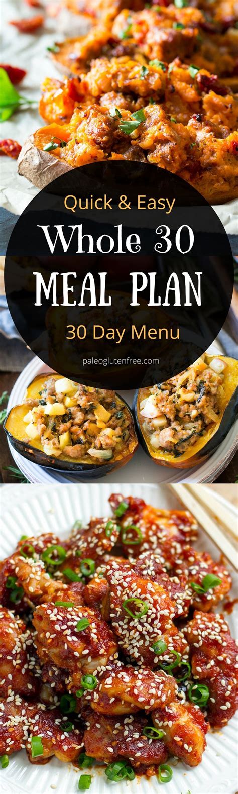 whole30 meal plan that s quick and healthy whole30