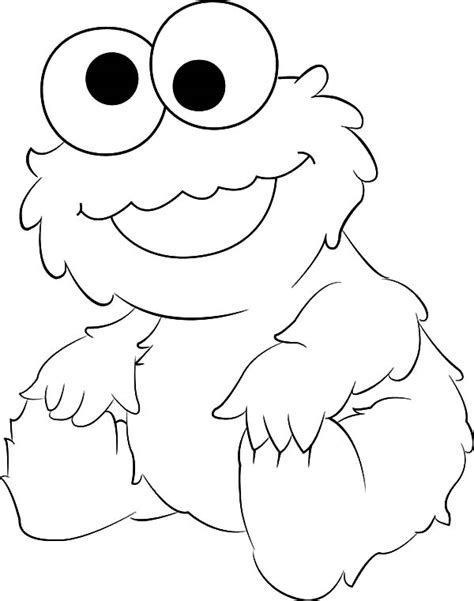 gambar  images coloring pages pinterest elmo cute baby cookie