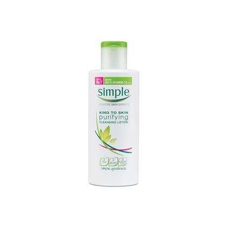 simple purifying cleansing lotion ml toiletries  chemist