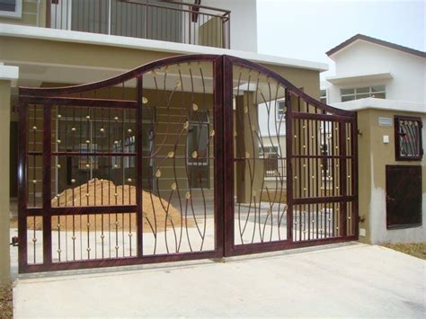 modern homes iron main entrance gate designs ideas