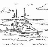 Coast Guard Coloring Pages Military Ship Printable Kids Check Ships Activity Sheets Book Boats sketch template