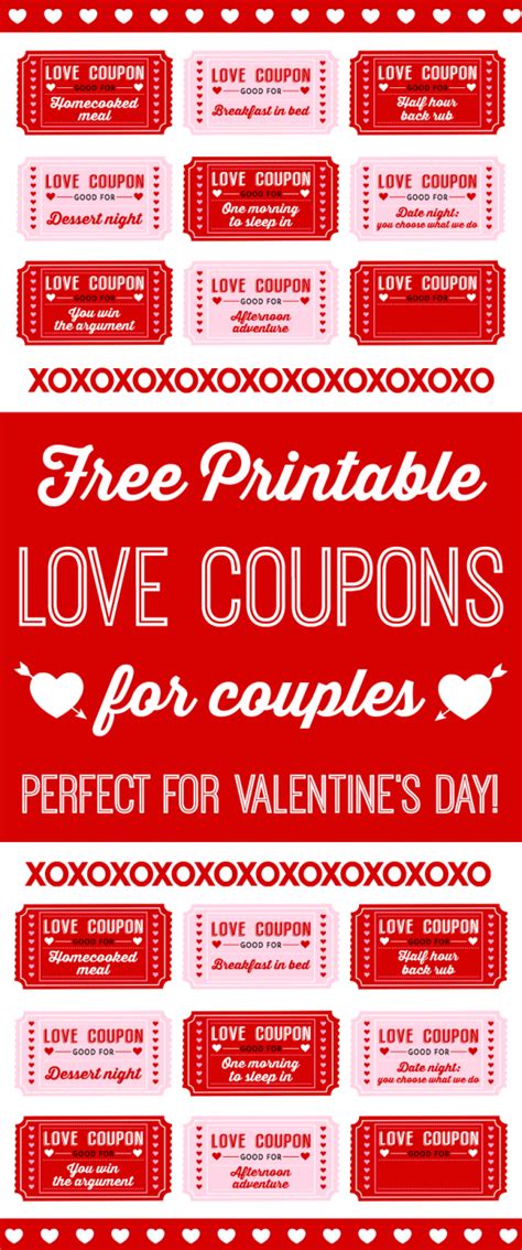 free printable love coupons for couples valentine