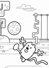 Wow Wubbzy Coloring Pages Printable Coloring4free Book Kids Colouring Books Nick Jr Info Cartoon Last Coloriage Template sketch template