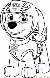 Zuma Coloring Paw Patrol Pages Color Coloringpages101 sketch template