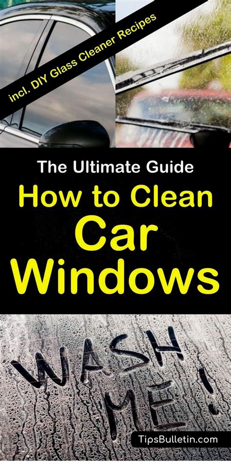 clean car windshield  streaks unugtp