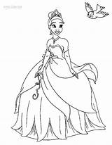 Tiana Pages Coloring Princess Getcolorings Color sketch template