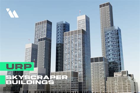 skyscraper buildings urp  urban unity asset store
