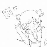 Mika Lineart sketch template