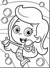 Bubble Coloring Guppies Pages Molly Getcolorings Color Getdrawings sketch template