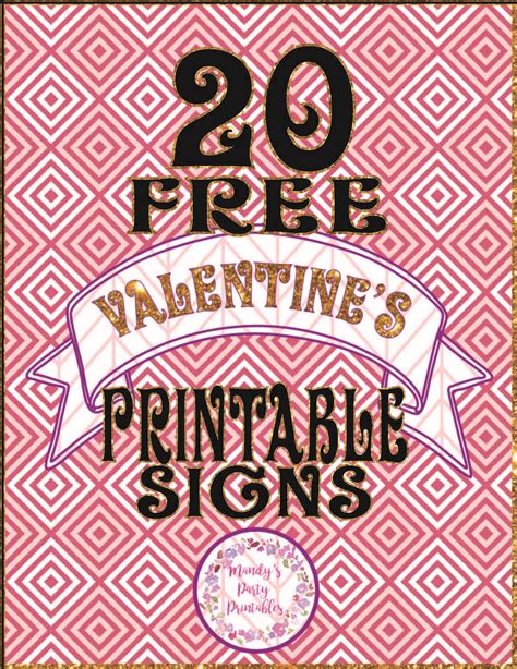 free valentine printables printable templates