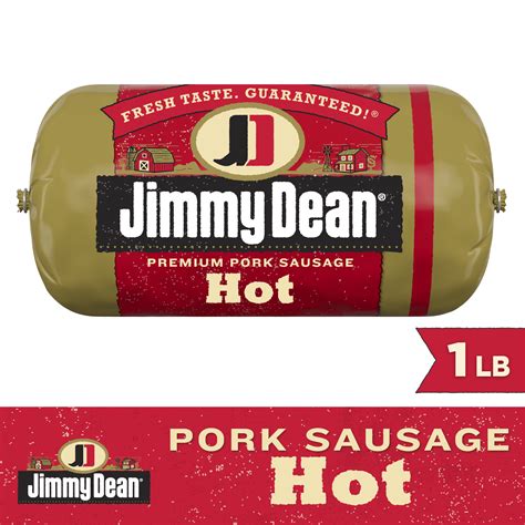 jimmy dean premium pork hot sausage roll 16 oz