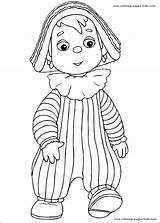 Coloring Pages Andy Pandy Cartoon Character Color Printable Sheets Found sketch template