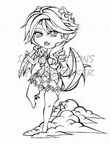Succubus Coloring Pages Template sketch template