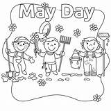 May Coloring Pages Kids sketch template