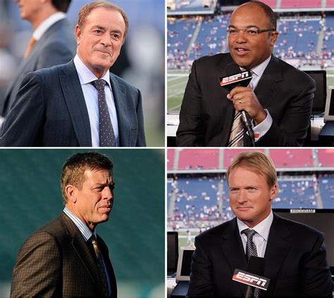 nfl announcer bracket troy aikman al michaels crowned top voices   fans sporting news