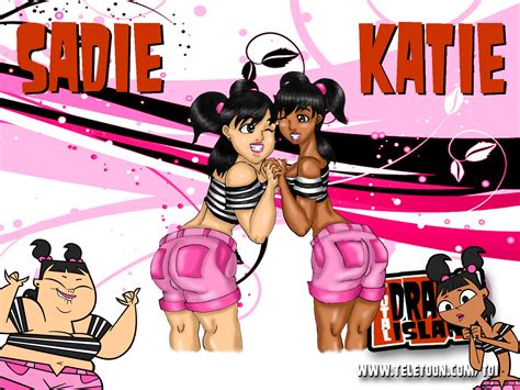 katie and sadie in anime total drama anime image