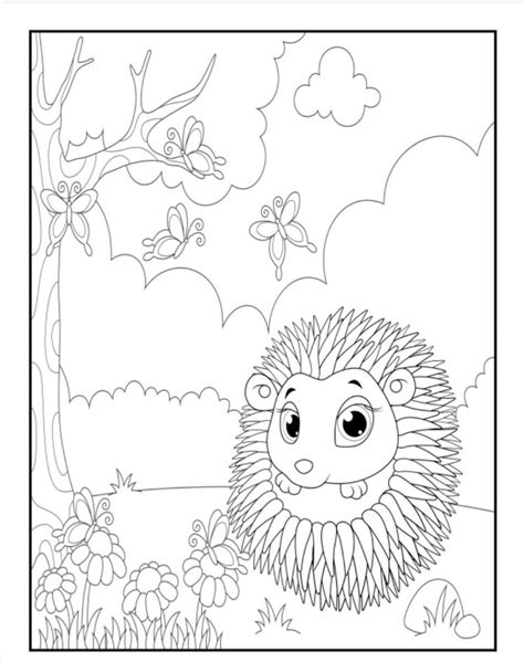 animal coloring pages set  etsy
