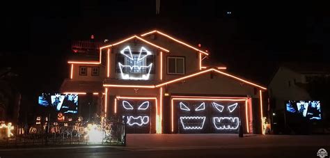 astonishing halloween themed light shows