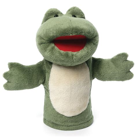 filmore frog hand puppet plush fillmore frog puppet  sized     hands