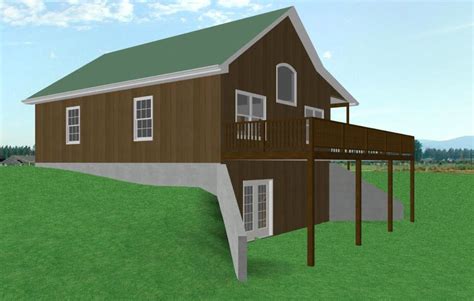 story walkout basement  wraparound porch ranch house floor plans basement house plans