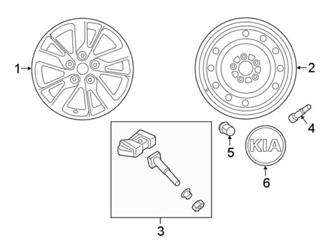 kia optima wheel assembly aluminium wheel alloy  wo hybrid  type  hyman