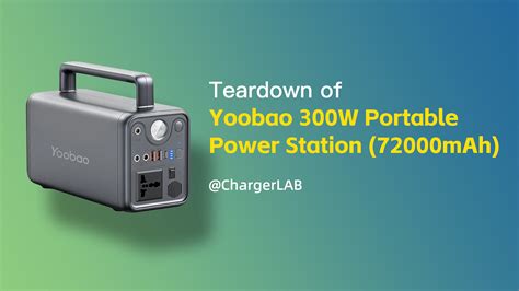 teardown  yoobao  mah portable power station enwlpd