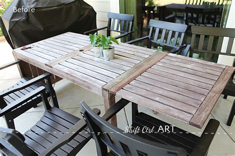 painting  outdoor furniture     barnwood color