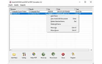 DWG DXF to PDF Converter screenshot #3