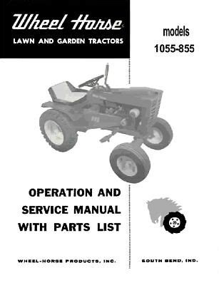 wheel horse tractor operationservice parts manual ebay