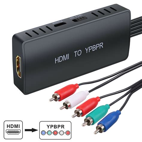 hdmi  ypbpr rgb component video audio converter hd p av adapter rca usb  ebay
